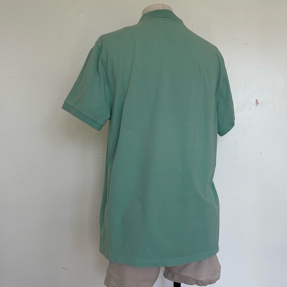 CLASSIC J CREW COTTON PIQUE POLO IN AQUA GREEN - Picture 4 of 5
